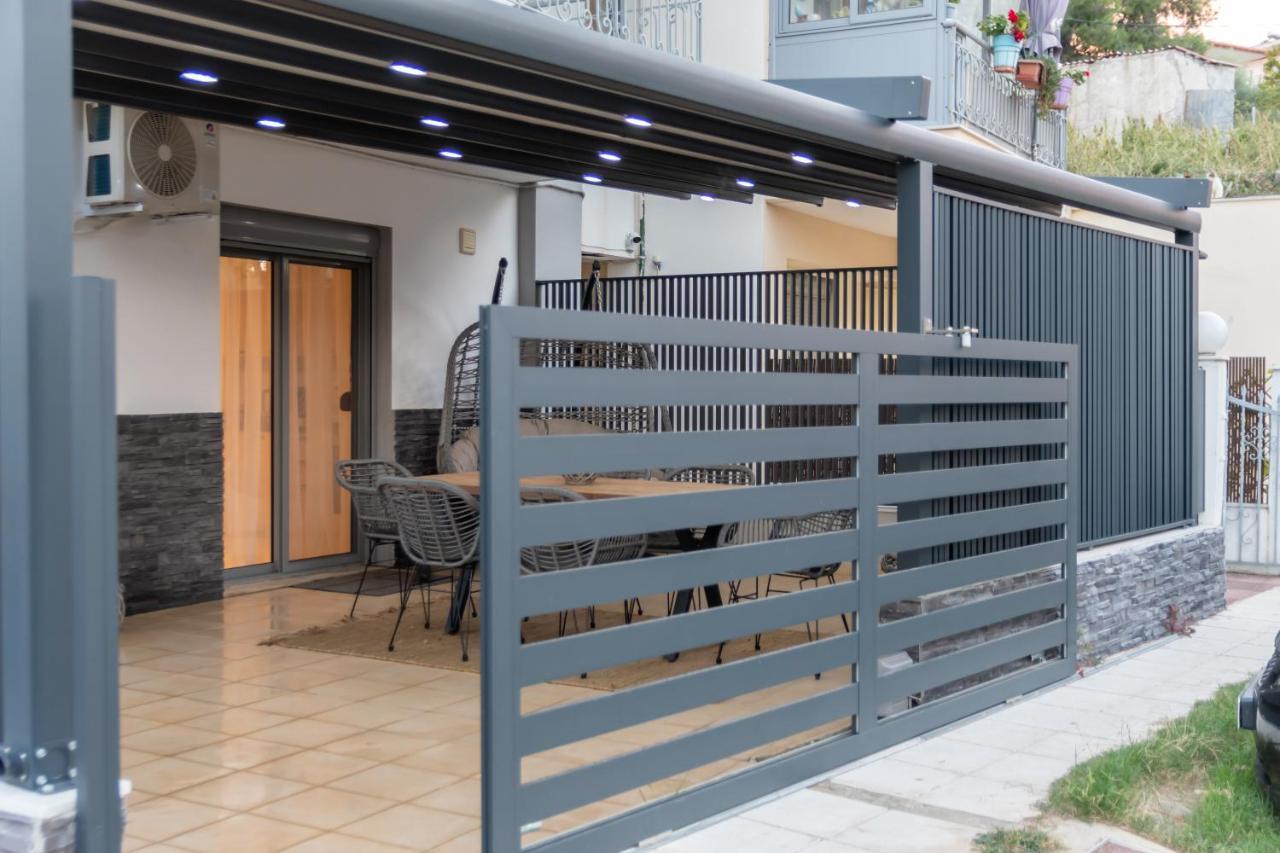 Sithoniars Luxury Ground Floor Apartment With Private Garden Neos Marmaras Exteriör bild